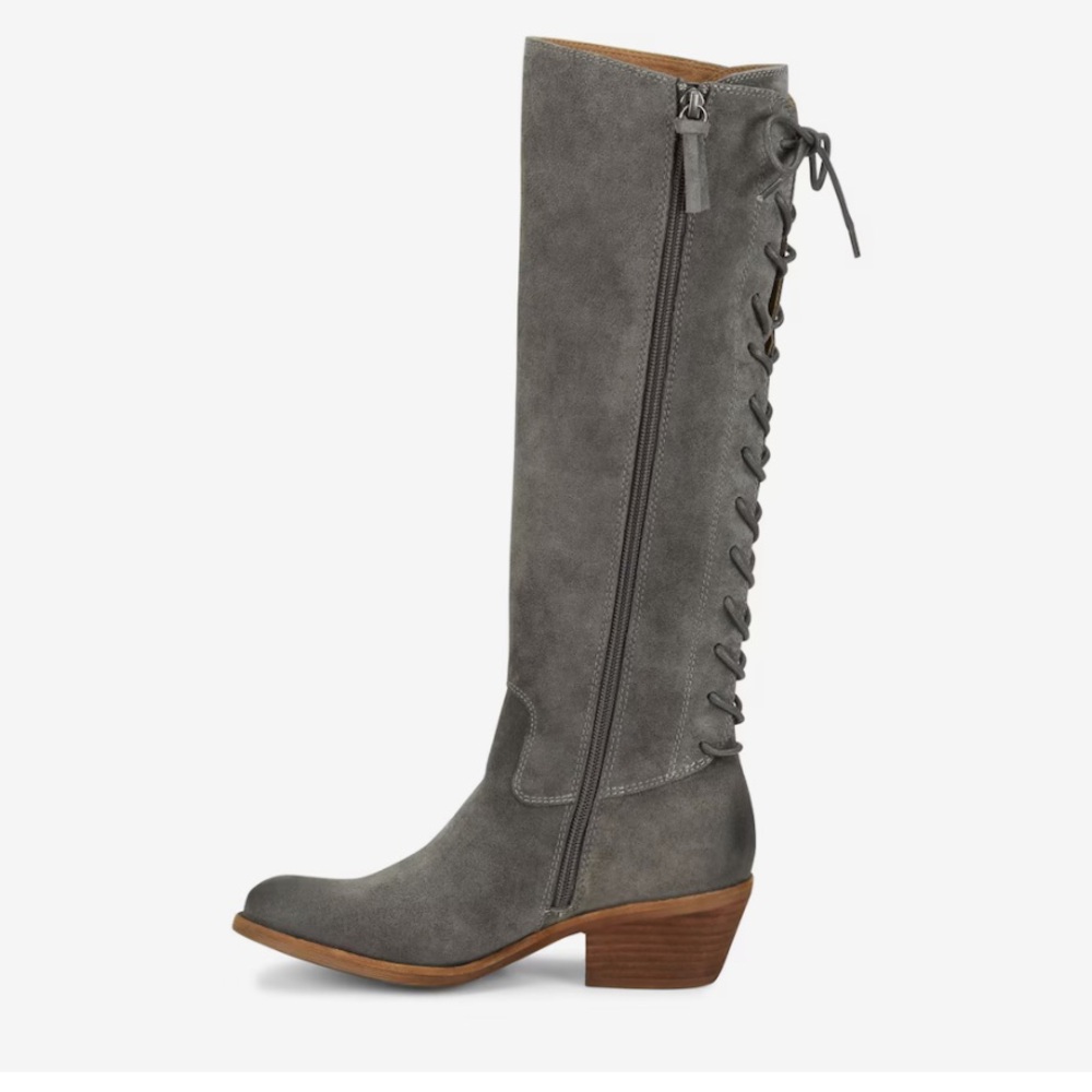 Sofft Sharnell Gray Suède Boots
